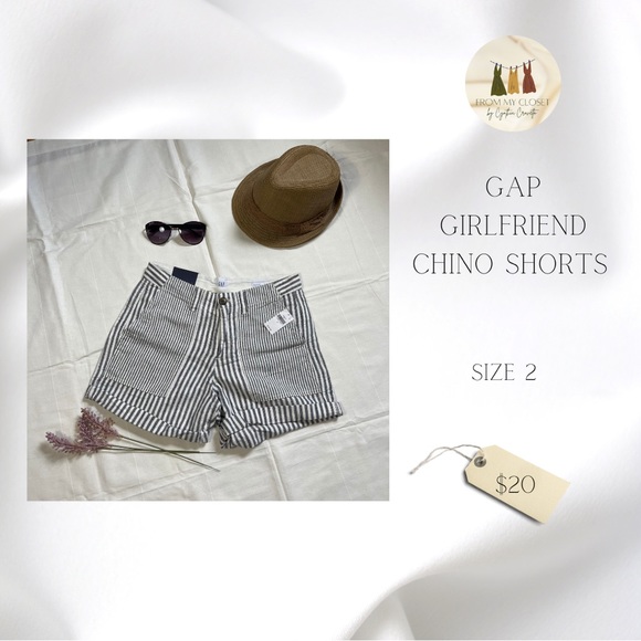 GAP Pants - 🛒DISPONIBLE 🛍️
✨NEW GAP Girlfriend Chino Shorts 🧡✨